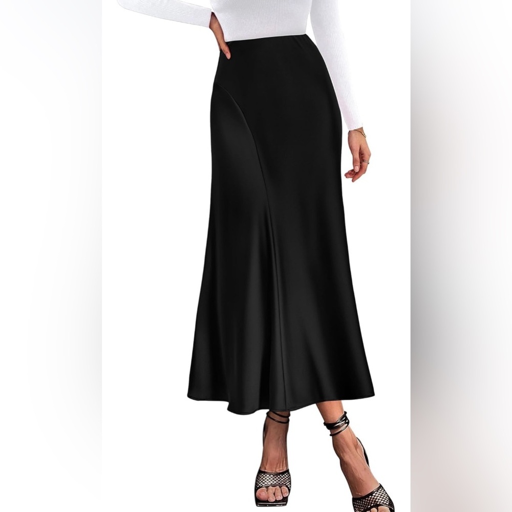Elegant Black Maxi Skirt